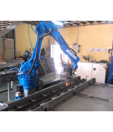 Robot hàn kết cấu thép, welding robot