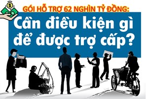 Gói cứu trợ 62.000 tỷ đồng: Ai được cứu trợ? Số tiền và thủ tục để sớm nhận trợ cấp?